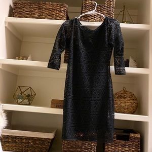EXPRESS mini little black dress, size M